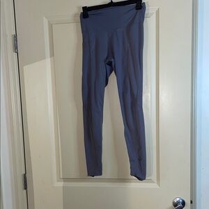 Gray High-Waisted Leggings